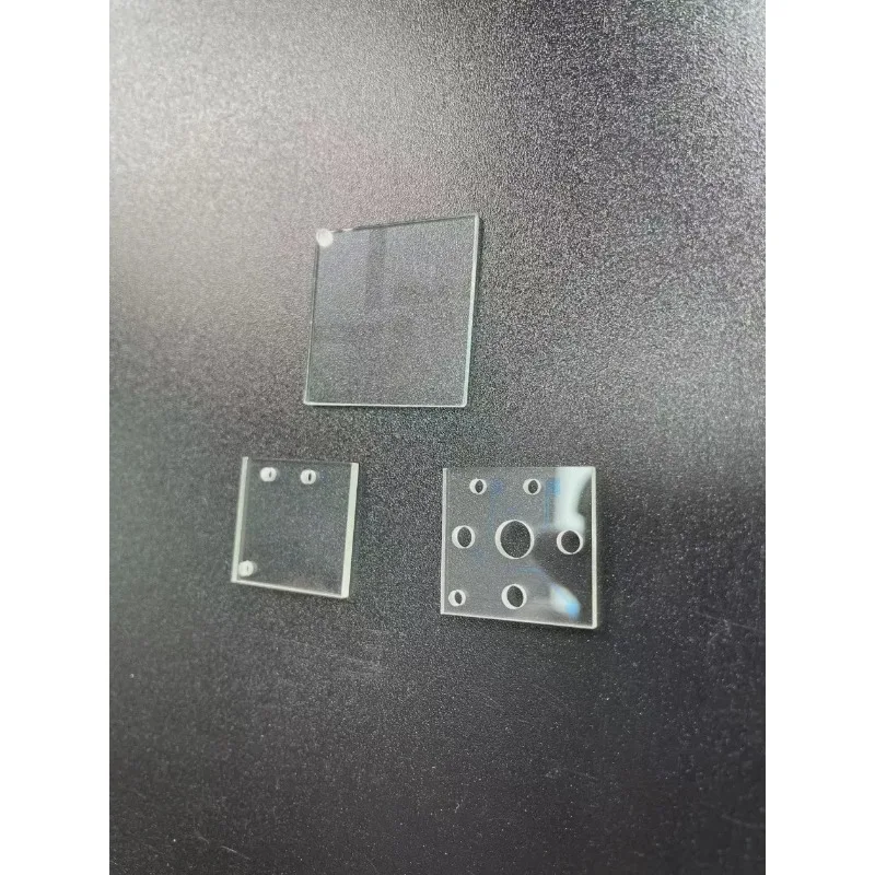 Glass Etching Cell & Quartz XRD Sample Holder, 50x35mm Customizable Sealed Glass Plate for Aquarium Water Quality Testing