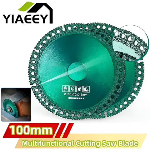4 인치 복합 다기능 절단 톱 블레이드 모든 재료 용 파괴 불가능한 디스크 앵글 그라인더 다이아몬드 원형 톱 블레이드