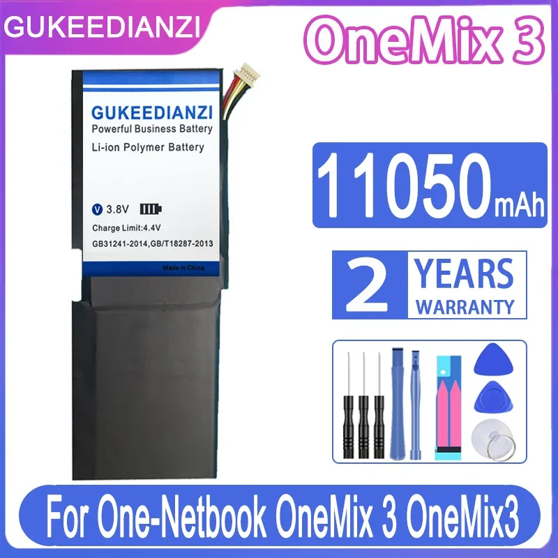 

OneMix 3 11050mAh GUKEEDIANZI Replacement Battery For One-Netbook OneMix3 Batteria + Free Tools