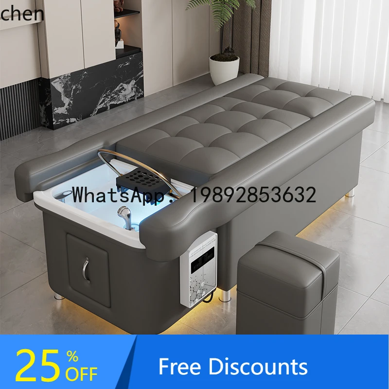 

FZ electric lift pedicure shampoo bed barber shop hair salon special water circulation fumigation