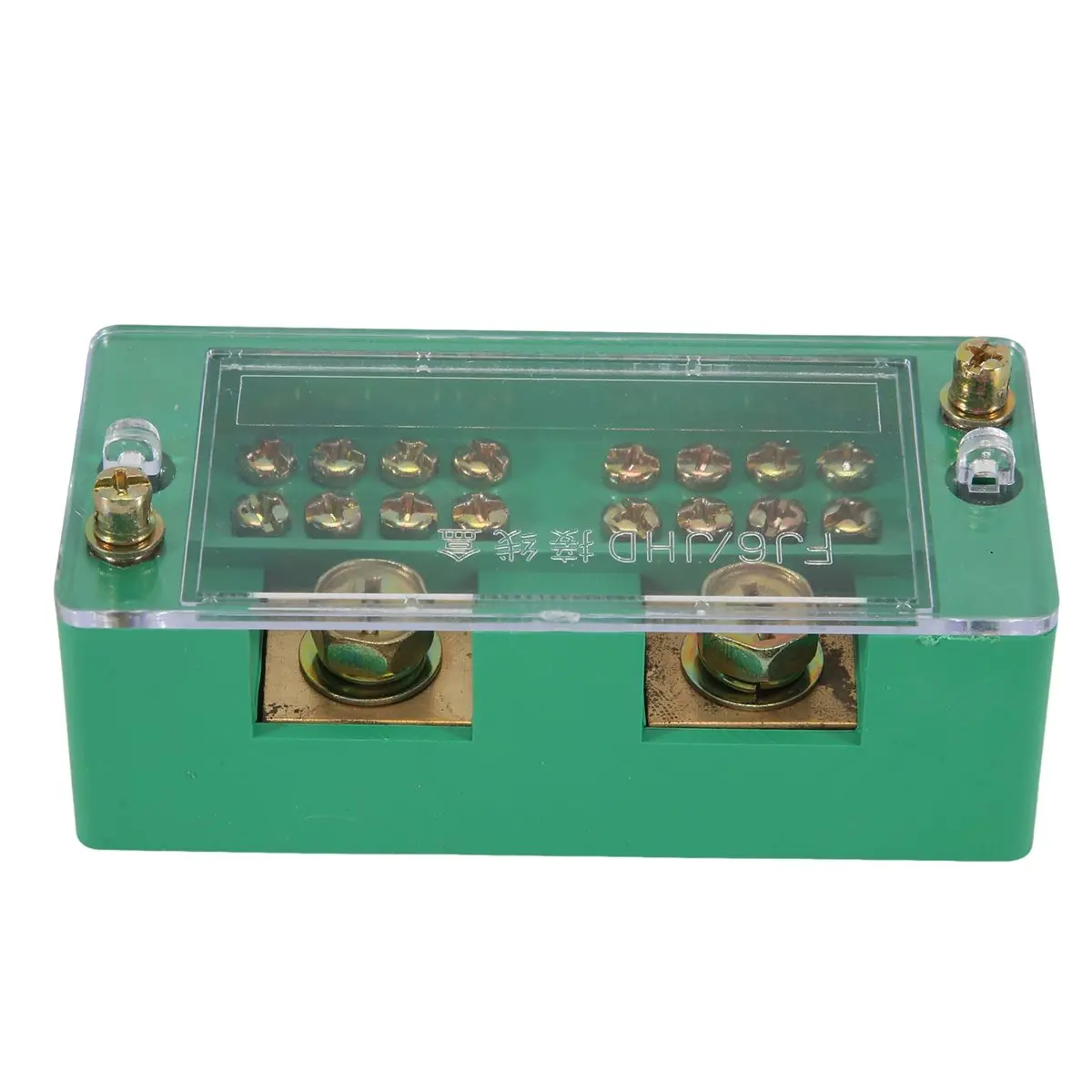 HOTSingle Phase 2-in 8 Outgoing Terminal Box Household Distribution Box Junction Box Terminal Block 220 V(8 Out)