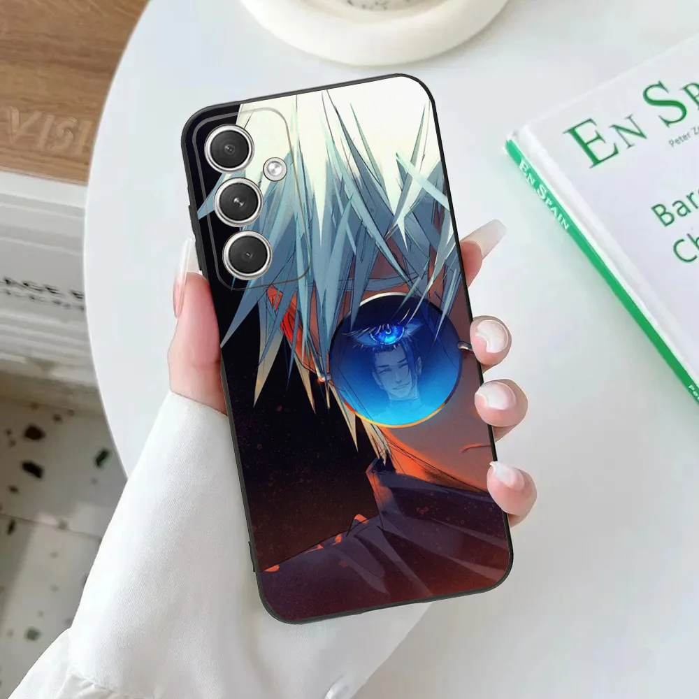 J-Jujutsu Kaisen Gojo Satoru Phone Case For Samsung Galaxy A20,A21s,A22,A31,A32,A52,A53,A72,73,A80,A91Soft Black Cover