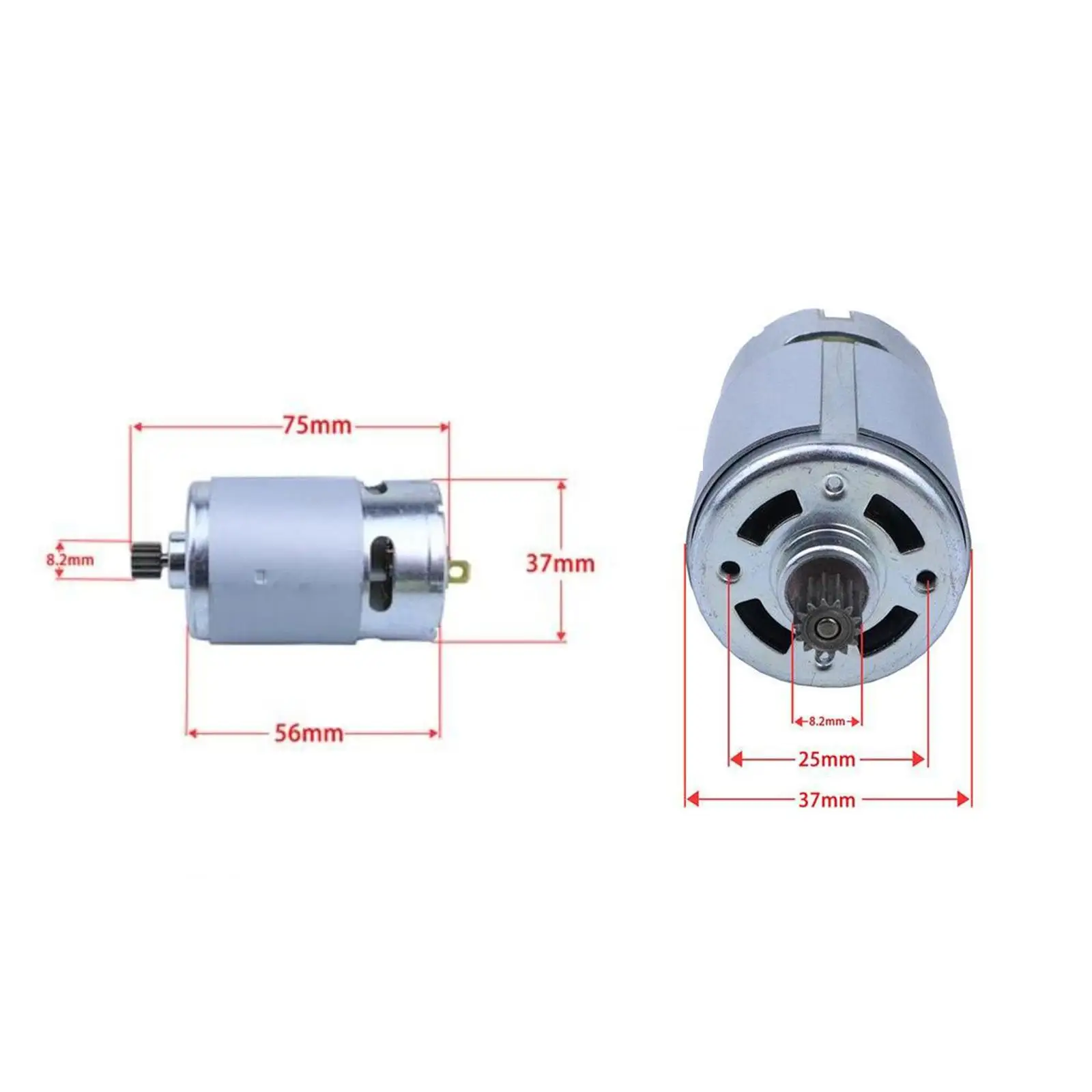 Chainsaw 550 Motor Accessory Aluminum Alloy 14 Teeth Replaceable 18v 21v for 4 Inch Single Hand Saw