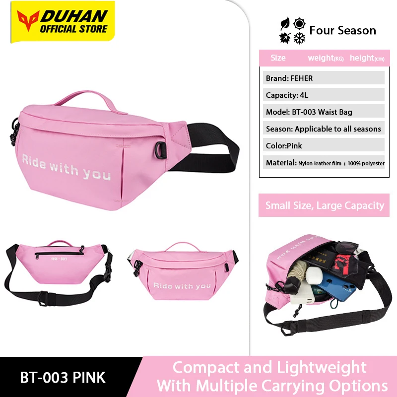

Women Motorcycle Bag Large Capacity Motorcycle Waist Bag Multifunctional Motorbik Bag Waterproof