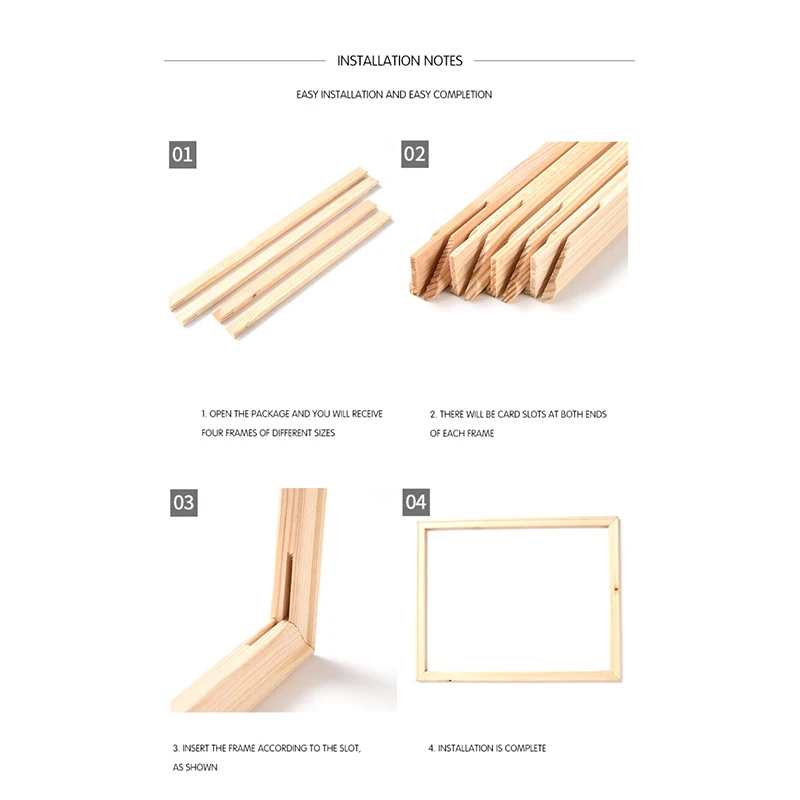 40X50 سم إطار خشبي لتقوم بها بنفسك إطارات الصور الفنية مناسبة للديكور المنزل اللوحة الرقمية الماس لوحات الرسم