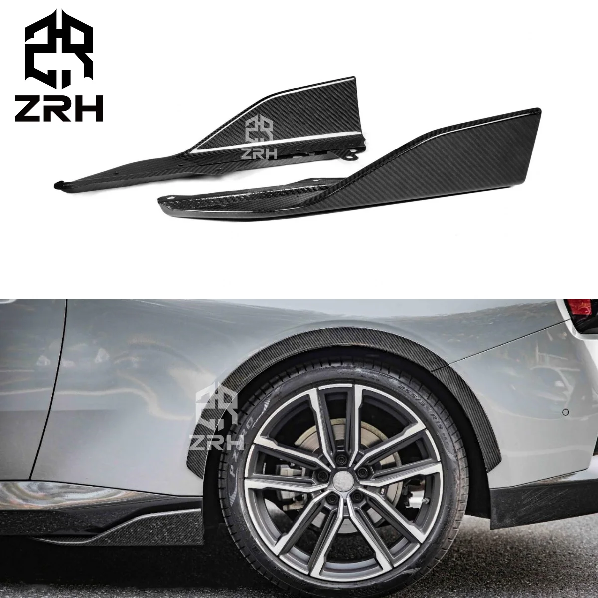 

Dry Carbon Fiber MP Style Side Skirts for BMW G42 2022+ Car Auto Part Side Bumper Splitter