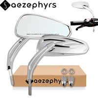 Espejos retrovisores traseros de 8 mm para motocicleta. Espejo lateral para manillar para Harley Touring, Softail, Sportster, Iron 883, 1200, Dyna, Road King, Street Glide, Fat Boy 114, Street Bob, Low Rider,