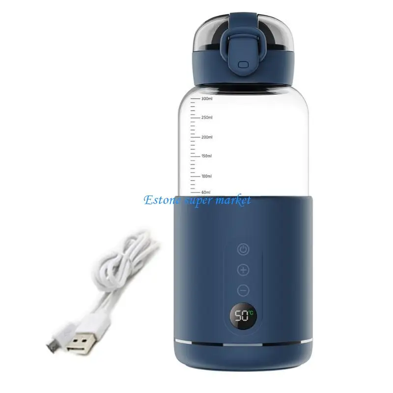 090B Aquecedor mamadeiras recarregável USB para viagem para leite materno