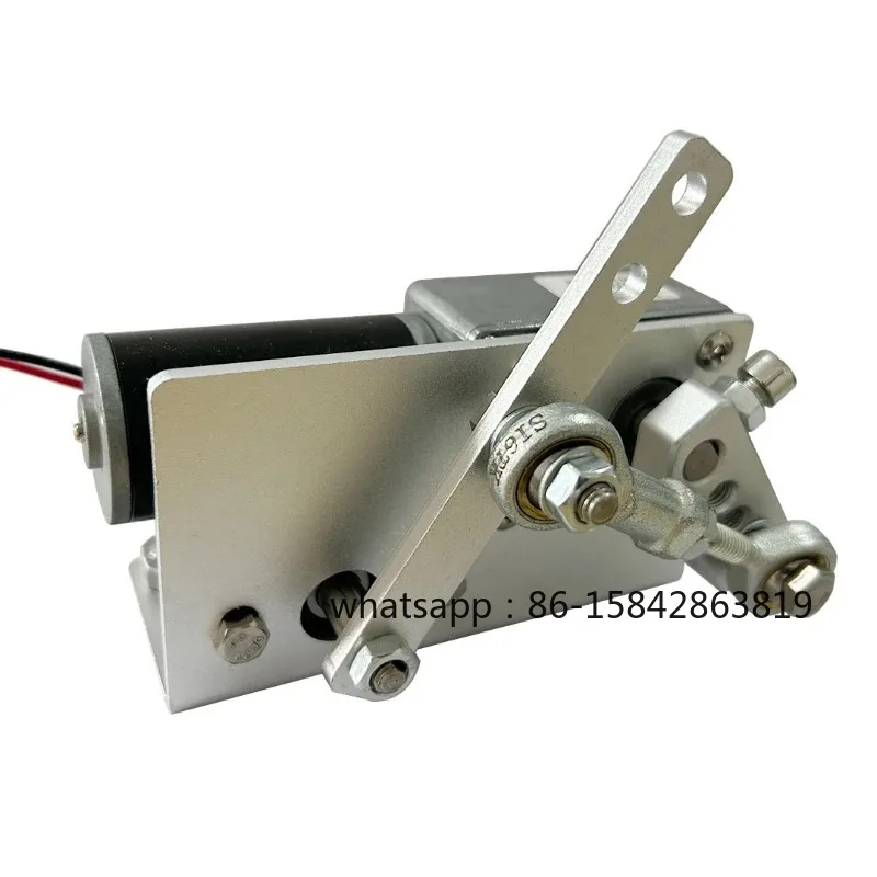 

DIY 12V Swing Reciprocating Actuator with Power Adapter Worm Gear Motor Roboter Drive Arm