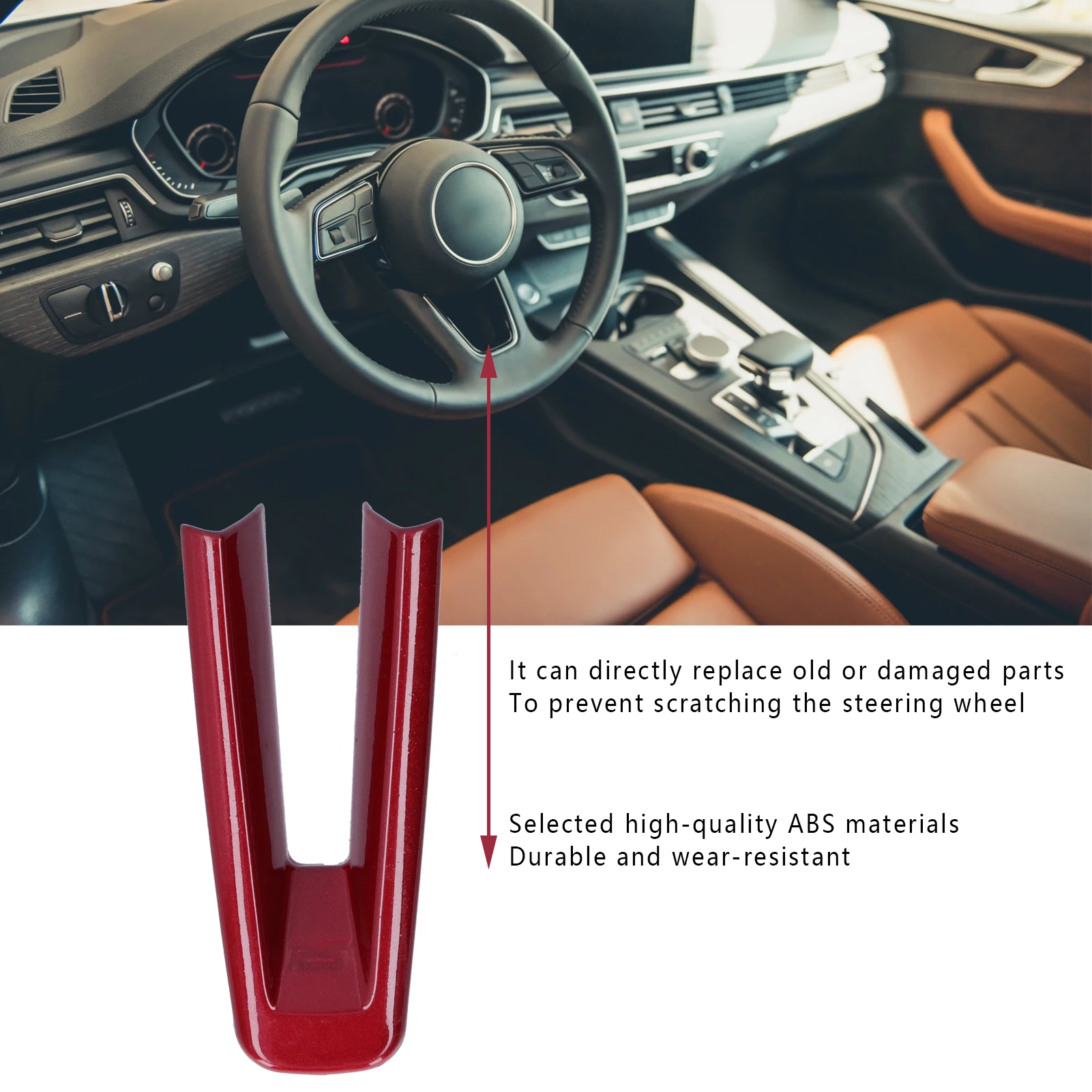 Autocollant de garniture inférieure de volant de voiture, 1 pièce, pour Mazda 3 Axela 2020, couverture intérieure en carbone, décoration