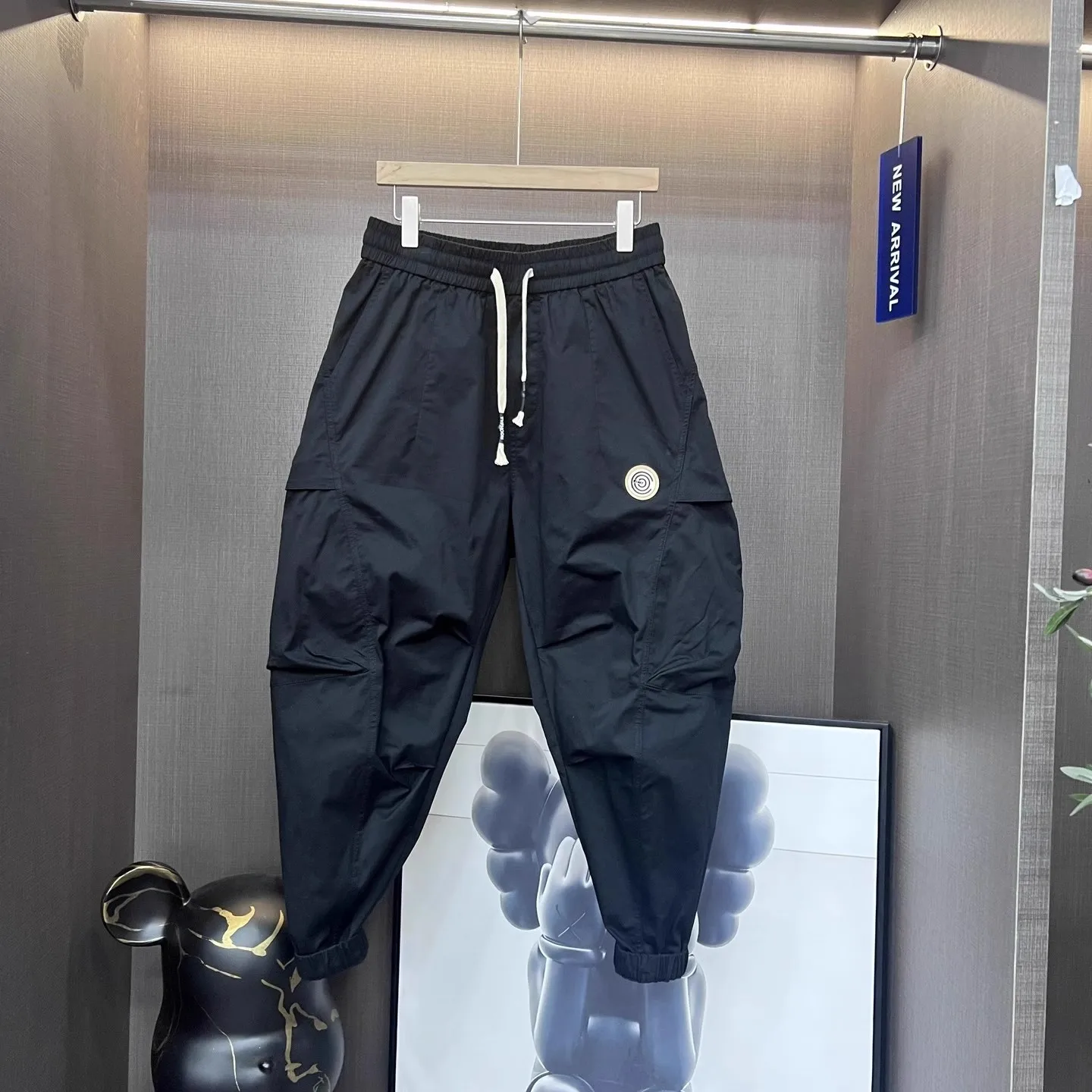 

plus Size American Dad Pants Men's Spring Autumn Loose Casual Harlan Tightened Cuffed Trousers Youth Casual Faion