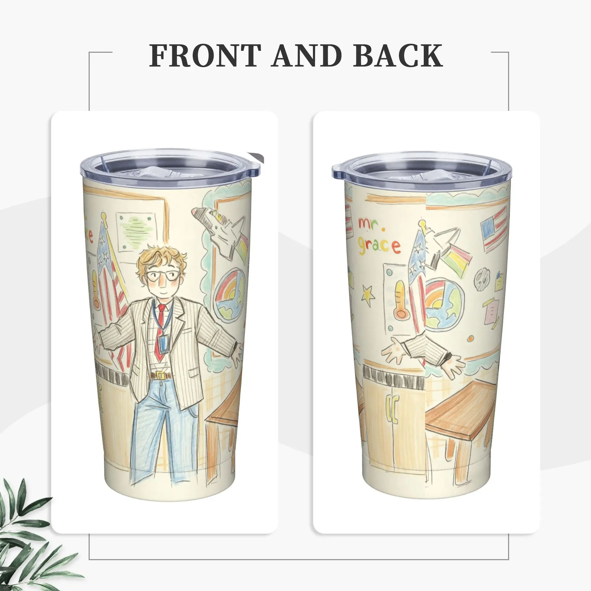 Project Hail Mary Tumbler Vacuum Insulated Ryland Grace Rockys Coffee Cups Stainless Steel Double Wall Mugs Water Bottle, 20oz