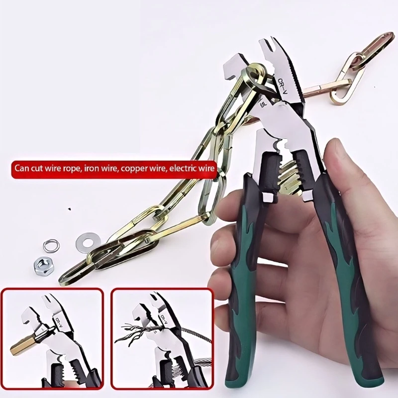 

Wire Stripper Tool Wire Stripper Wire Cutter Wire Crimping Tool Multifuntional Electrician Pliers for Clamping