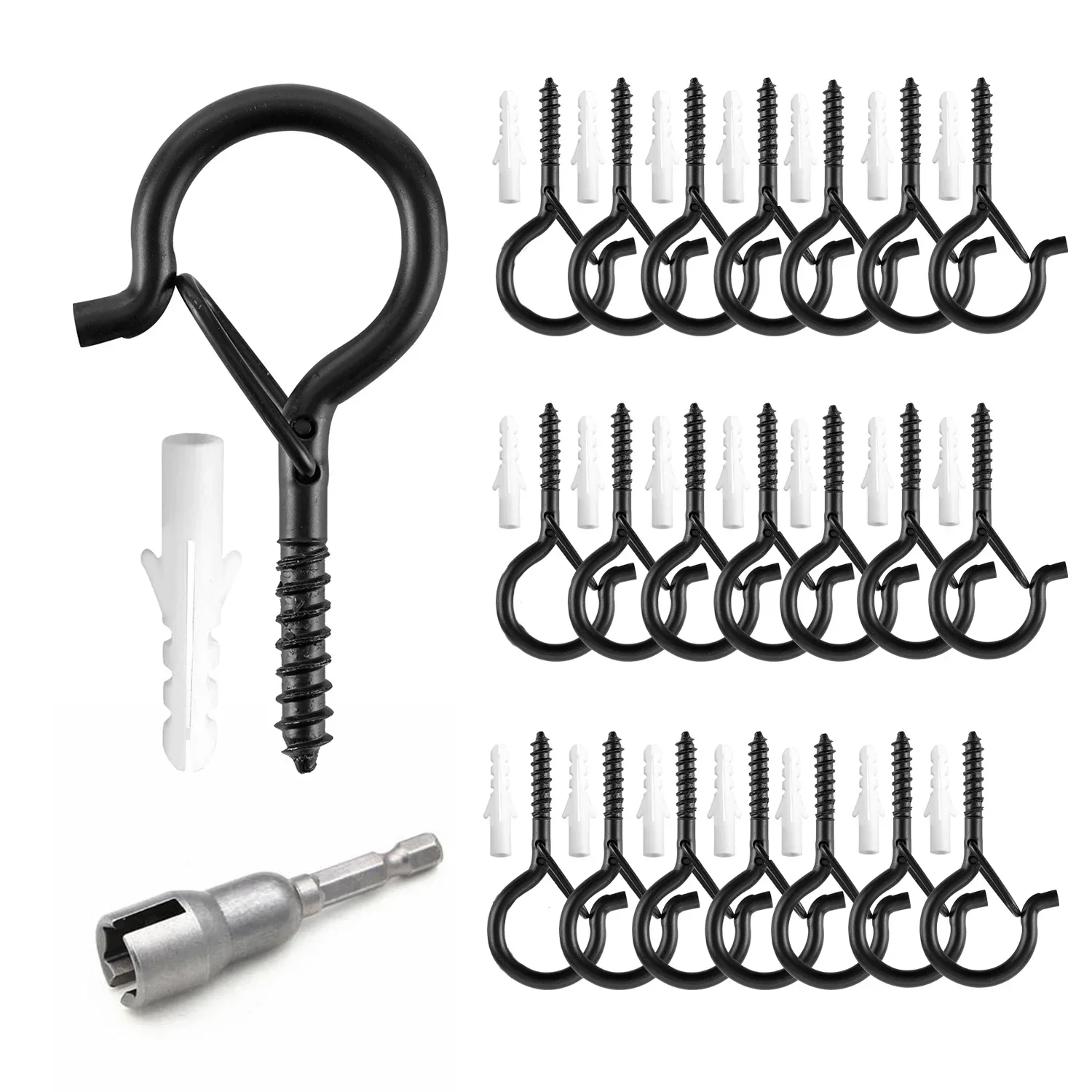 20/30Pcs Screw Hook…