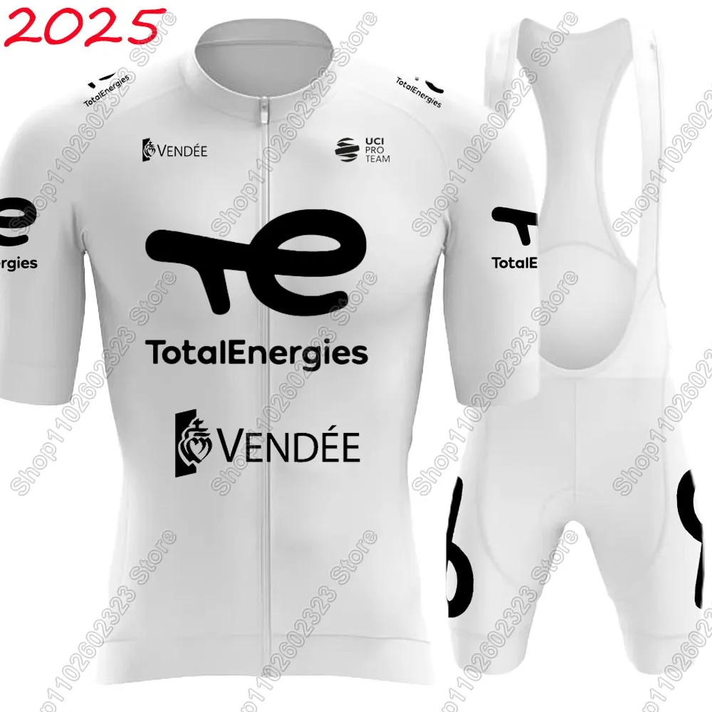 Total Energies Team 2025 طقم جيرسي لركوب الدراجات سلوفاكيا ملابس الدراجات قمصان ركوب الدراجات على الطرق بدلة دراجة مريلة شورت MTB Ropa مايوه #4