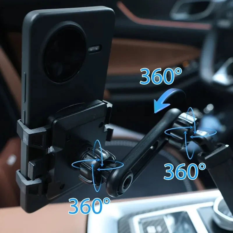 1-2pcs Universal 17mm Car Navigation Mount Rotating Adjustable Car Ball Head Phone Mount Ball Heads Extension Pole Adapter Parts