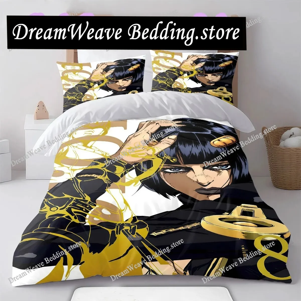 

JOJO cool Character Soft and Comfortable Duvet Cover, Children's Bedding Set Gift, Extra Large Size, Various Sizes Available
