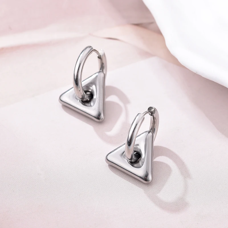 Klassische Edelstahl-Herz-Stern-Creolen für Frauen, Punk Hip Hop Gold Silber Farbe Y2K Schmuck Damen Ohrringe Oorbellen – Detail 24