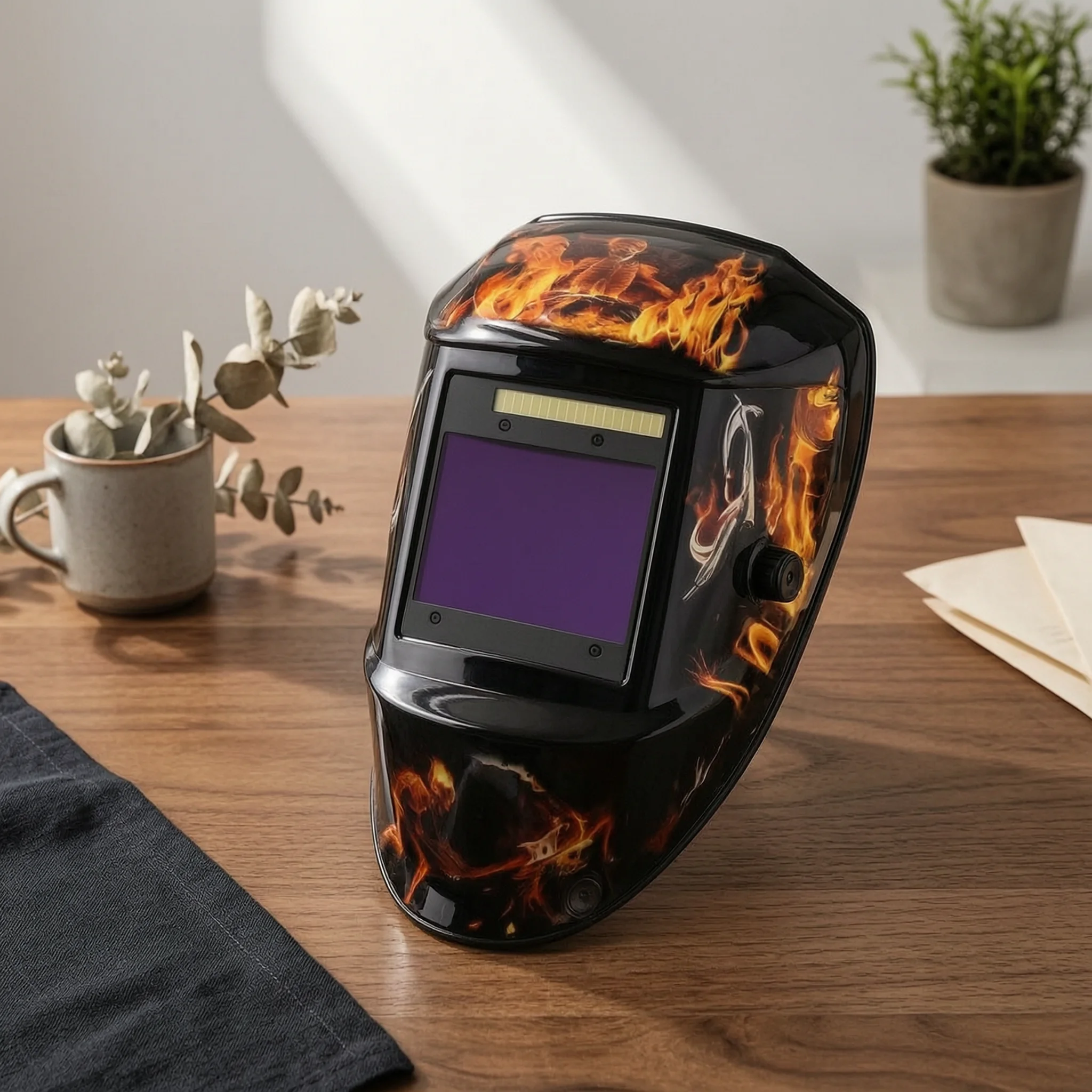 Auto-Darkening Metal-Joining Helmet Safety Auto Darkening Metal-Joining Helmet Full Face Mask Lightweight Long-Lasting