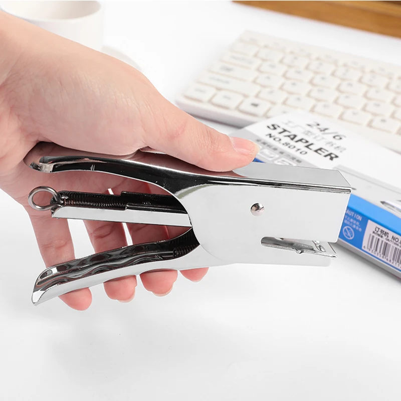 Professional Handheld Metal Stapler 24/6 Durable Sturdy Stationery for Office And Study Use Gift Quality Office Equipment