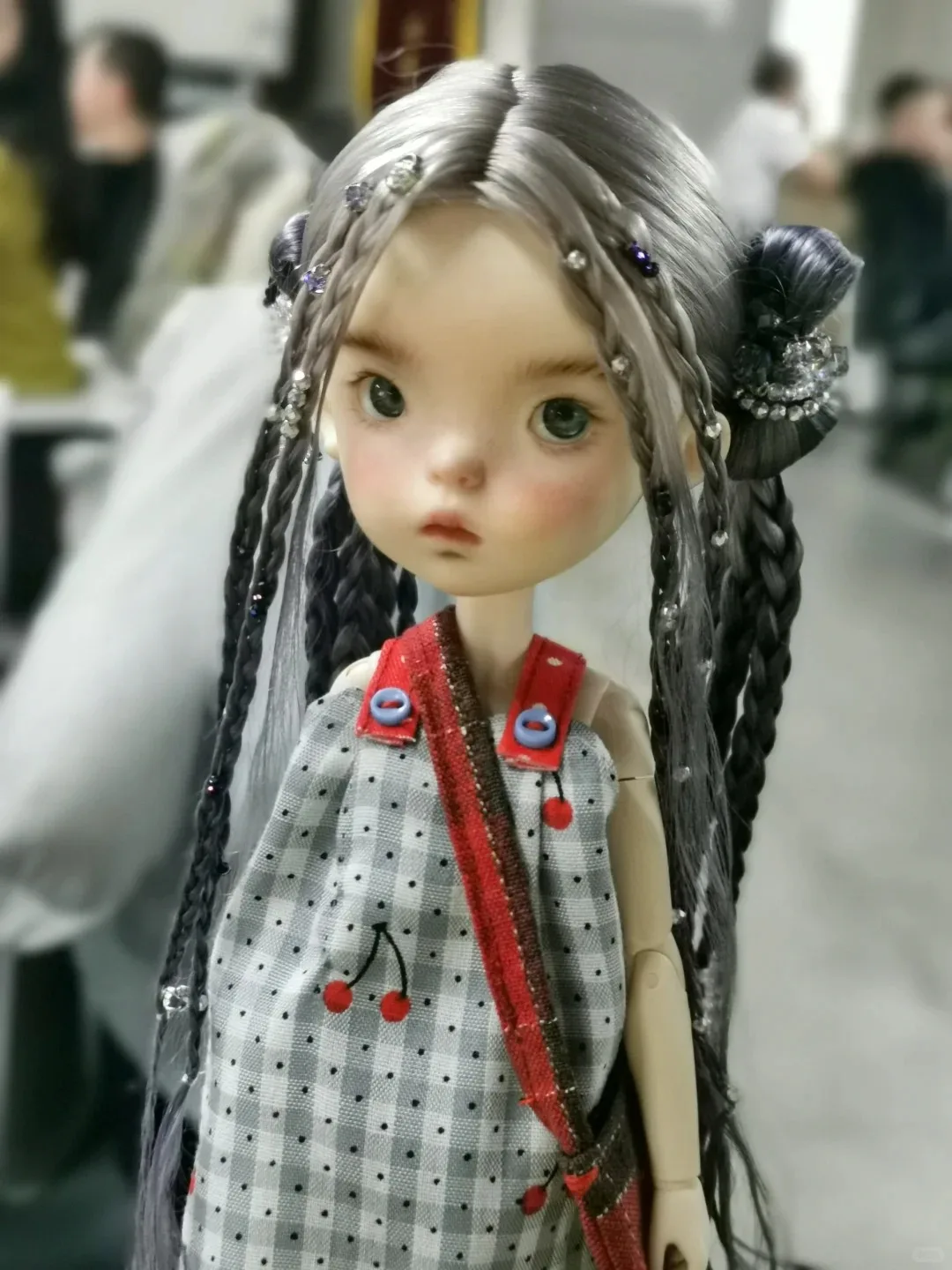 2025 New BJD 1/6 25cm Girl Meng Qbaby Big head Resin Doll Fashion Free shipping of in-stock makeup gifts