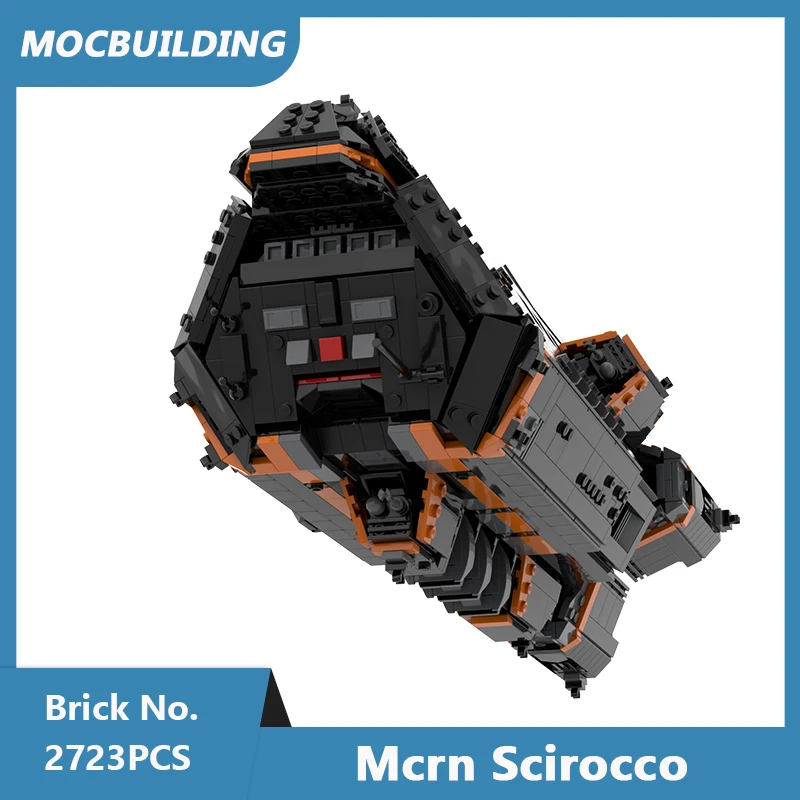 MOC Building Blocks Mcrn Scirocco Model DIY Assembled Bricks Space Series Educational Creative Display Toys Xmas Gifts 2723PCS