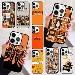 Orange Is the New Black TV Phone Case for iPhone 16 15 SE2020 6 7 8 Plus for Apple 13 11 12 14 Mini Pro Max Cover coque Shell