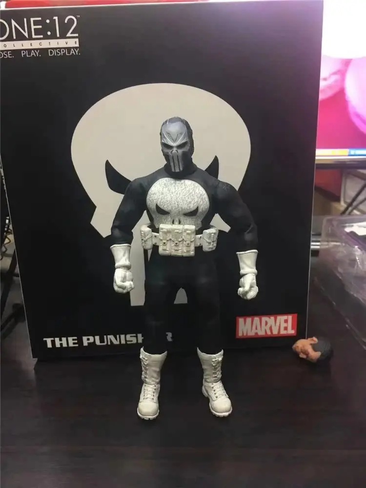 15cm The Avengers Figure The Punisher Delux Version Figurine  Joints Moveable Action Figuine Model Doll Collection Birthday Gift