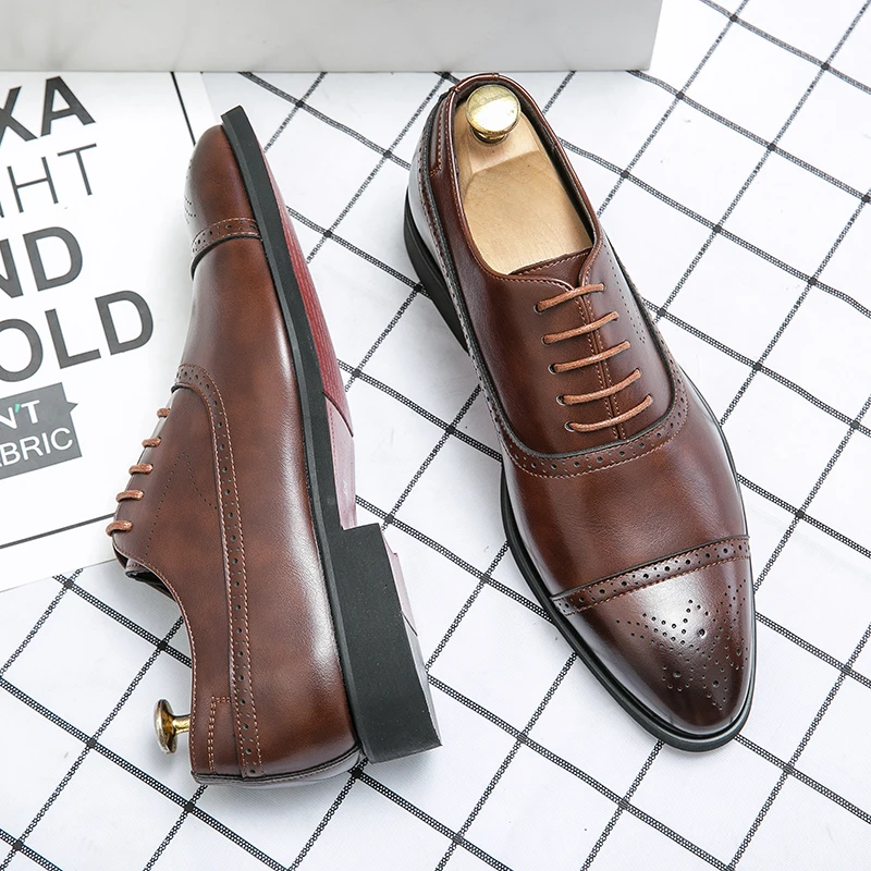 Perfect By Oxfords Brogue Oxford Shoes Red Sole 4