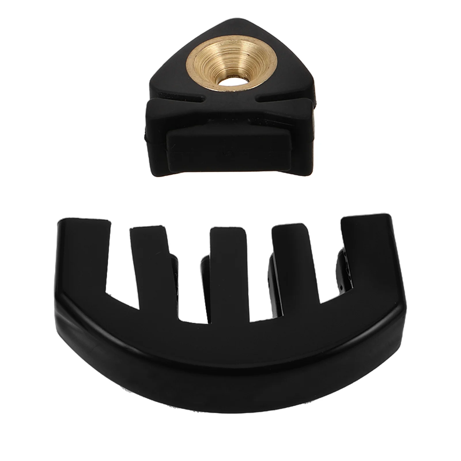 

2pcs Small Violin Practice Mute Black Portable Rubber Violin Mute For Performance Practice Colored Stringed Instrument
