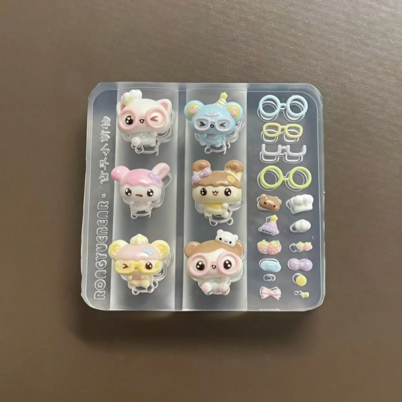 Silikon-Nagelkunstform: Niedlicher Cartoon-Tier-Bär-Rahmen, Dessert-Zubehör, 3D-Nagelkunst-Design-Tool – Unverzichtbar für Nagelkünstler – Detail 5