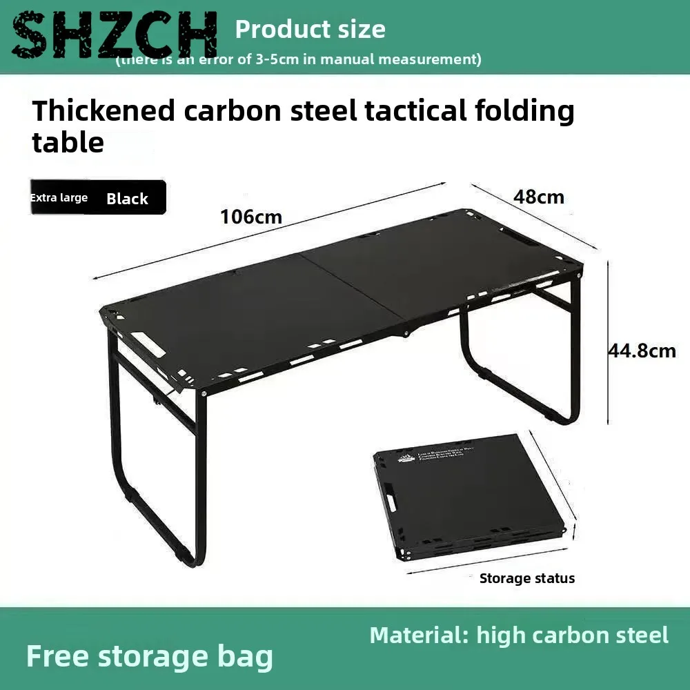 New Tactical Table Outdoor Camping Folding Table Lightweight Portable Picnic Table Camping Equipment Multifunctional