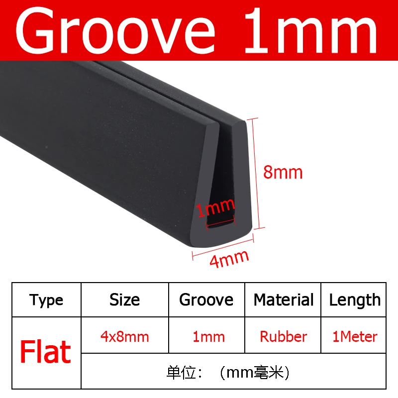 Profilé Caoutchouc En U – Protection De Bord 1mm à 12mm, Noir Et Isolant !
