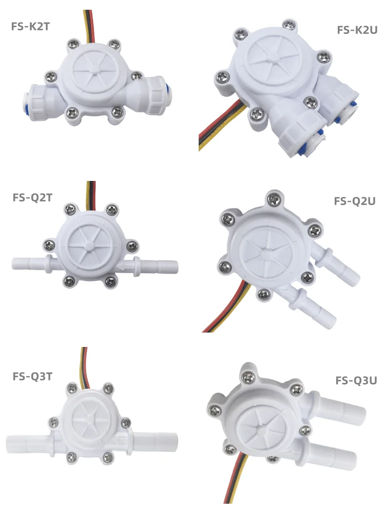 DC3.5-15V Mini Turbine Flowmeter 0.3~10L/min 3/8