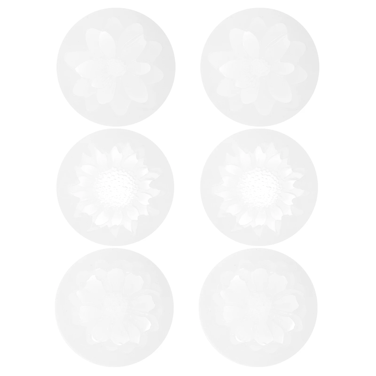 

6 Pcs Flower Mold Jewelry Decoration Silicone Molds Silica Gel Mini Craft Decorate