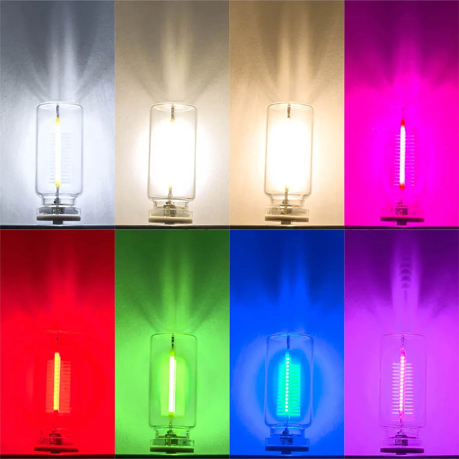 USB-Nachtlicht mit Touch-Adapter und 5V-Stecker, LED-Filamentlampe, tragbares Plug-and-Play-Dekorationslicht für Auto und Schlafzimmer – Detail 4