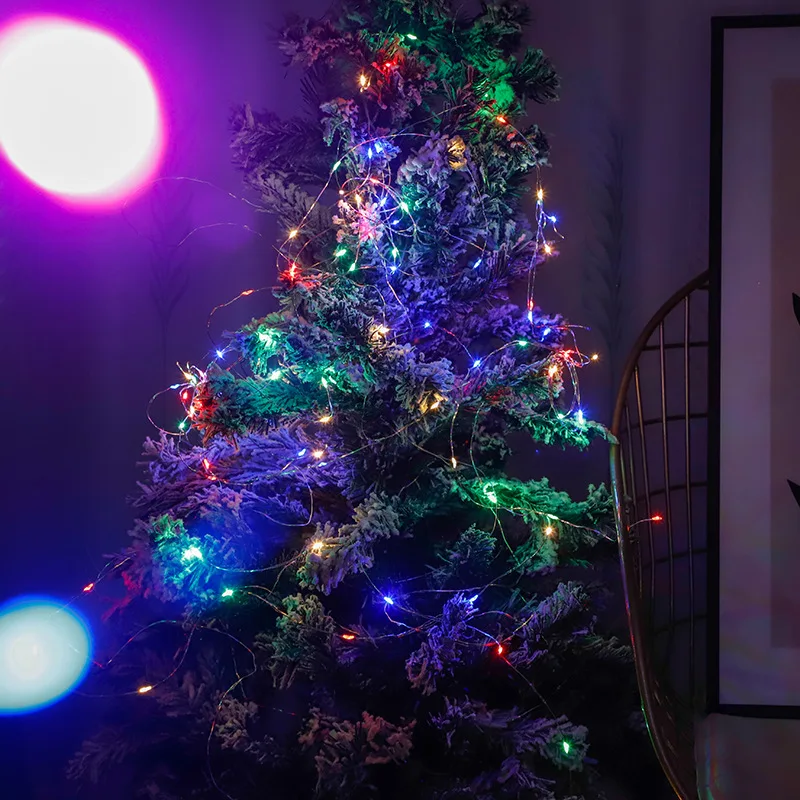 30M USB LED dize işıklar bakır tel Garland peri işıklar noel düğün tatil aydınlatma bahçe lambası dekorasyon