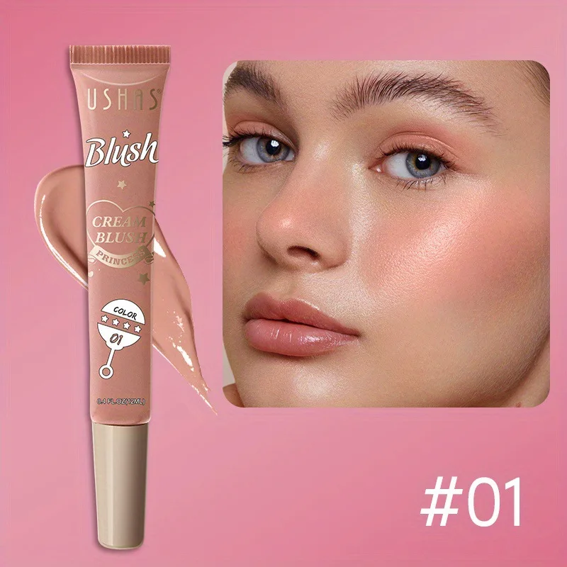 Beauty Liquid Blush Natural Liquid Contouring Face Blusher Lasting Waterproof Multi-purpose Facial Nourishing Blush Stick Cheek