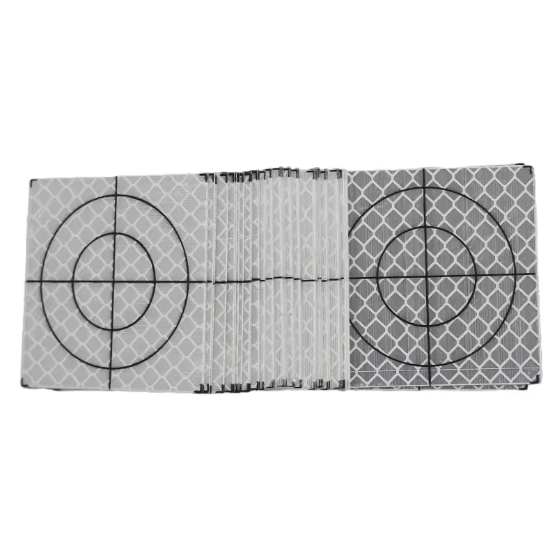 100pcs Size 20 30 40 50 60 80mm Reflector Sheet For Total Station Survey Geography Fluorescent Green Sheet Reflective Sticker