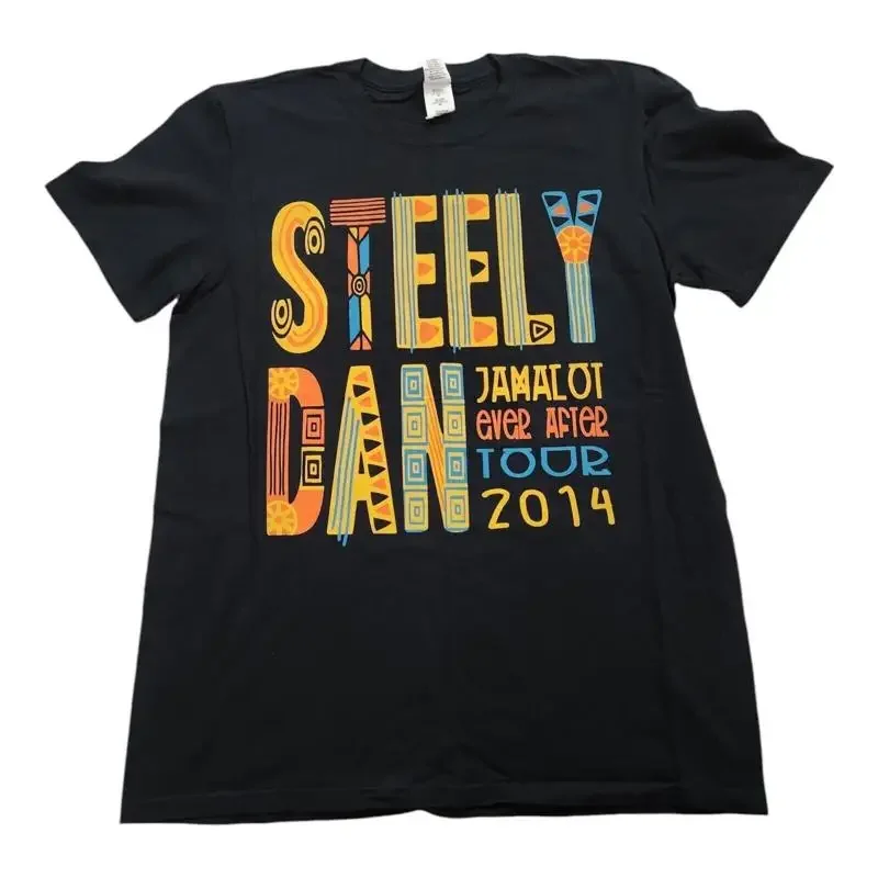 2014 Steely Dan Jamalot Tour t Shirt Black Fan AN48072