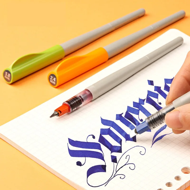 Pilot Colored Ink Parallel Pen 6 Sizes Nib Art Fountain Pen craft Duckbill Tip For Gothic script English font fancy calligraphy — zdjęcie produktu 5