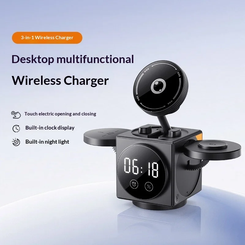 caricatore-wireless-magnetico-3-in-1-a8-–-15w-per-telefono-5w-per-auricolari-25w-per-orologio-pieghevole-elettrico-orologio-e-luce-notturna