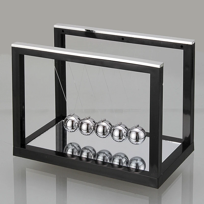 Newtons Cradle Steel Balance Ball Fun Decoration Physics Science Toy Gift S New