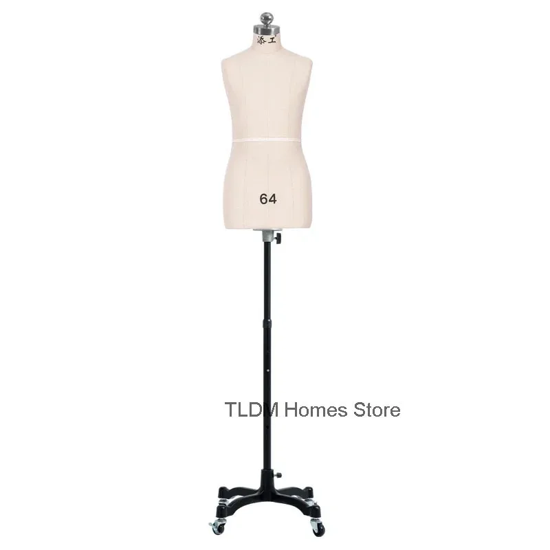 Tailor Children's Mannequins PU Form Child Upper Body Mannequin for Clothes Design Clothing Store Display Stand DIY Apparel L