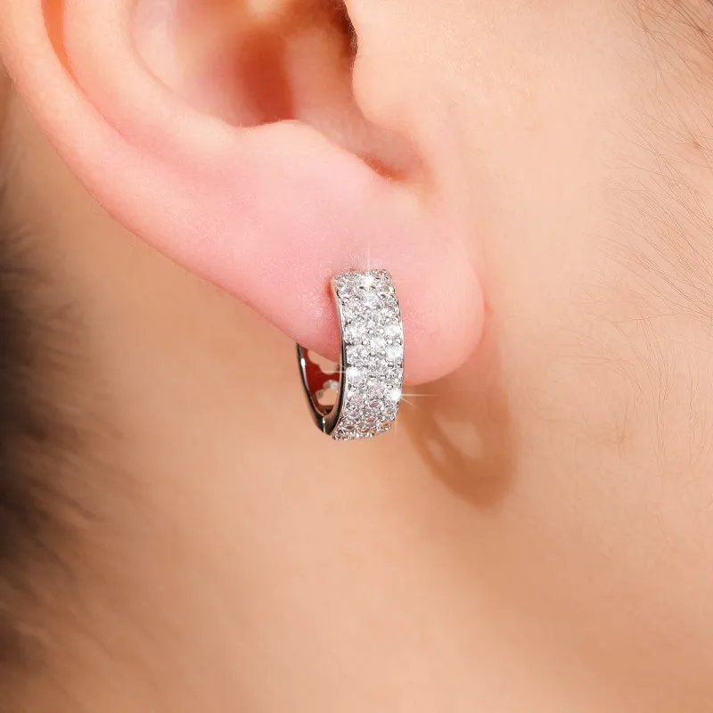 Huitan Dainty Hoop Earrings for Women Simple Stylish Teen Ear Accessories Low-key Exquisite Circle Ring Earrings Fashion Jewelry