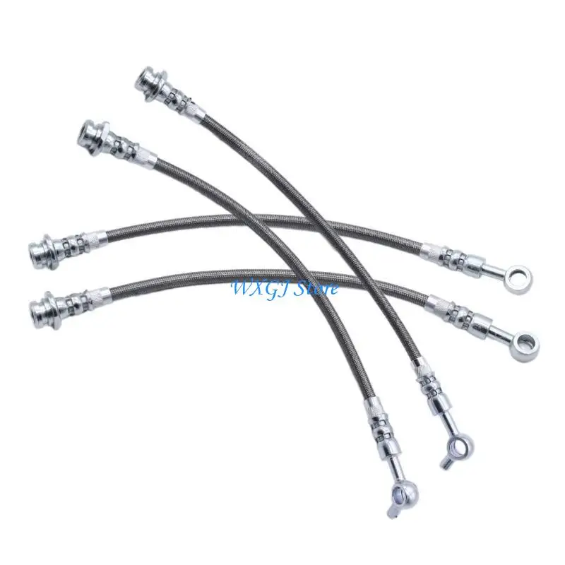 

37JE Car Extended Braided Brake Line Hose Tube For Patrol Y60 Replacement