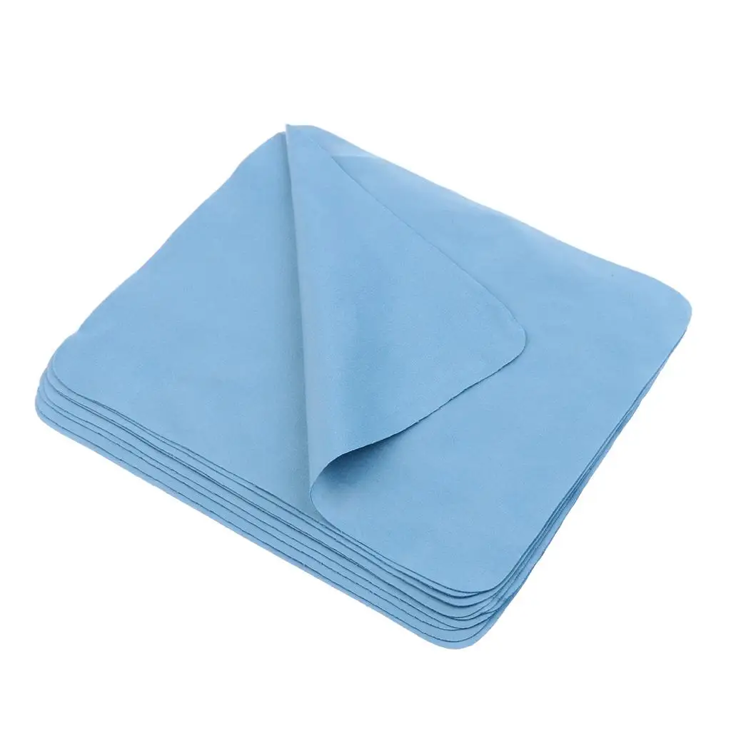 

10pcs Microfiber Cleaning Cloths for Eyeglasses, Camera Lens and Digital Screen