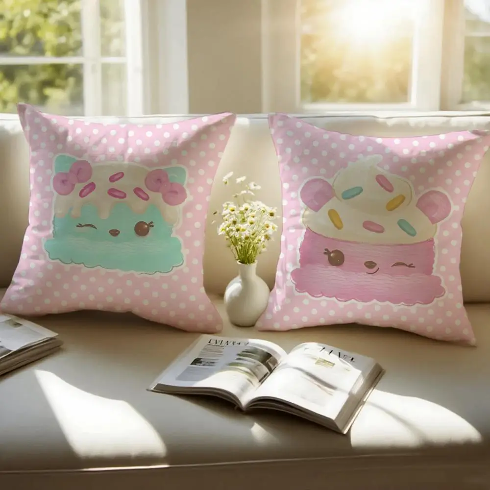 Cute Num N-Noms BRAND Pillow Case Cushion Cover Soft Washable Pillow Case Multi-Scene For Couch Bed Travel Office Use