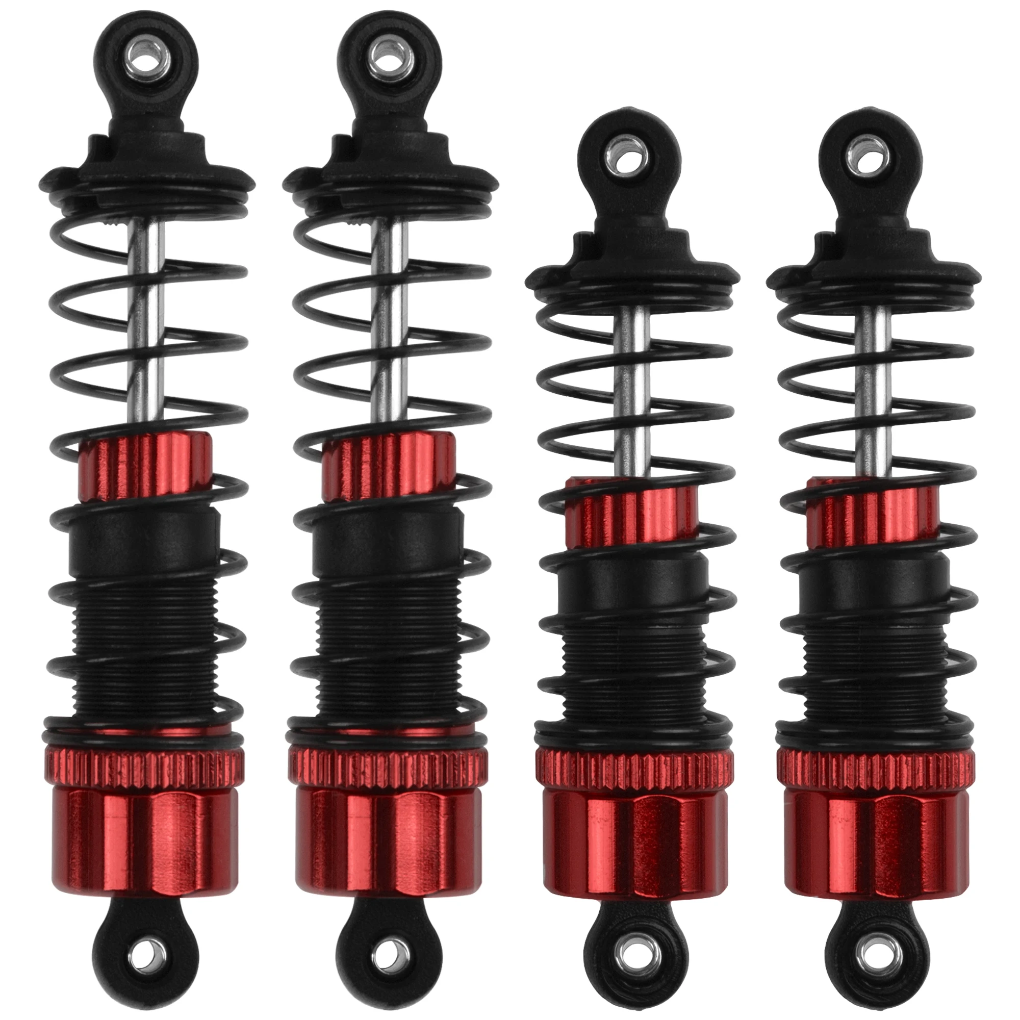 

4Pack RC Car Shock Absorbers Metal Shocks Damper Compatible with MJX Hyper Go H14BM 14210 14209 1/14 RC Car Upgrades Part