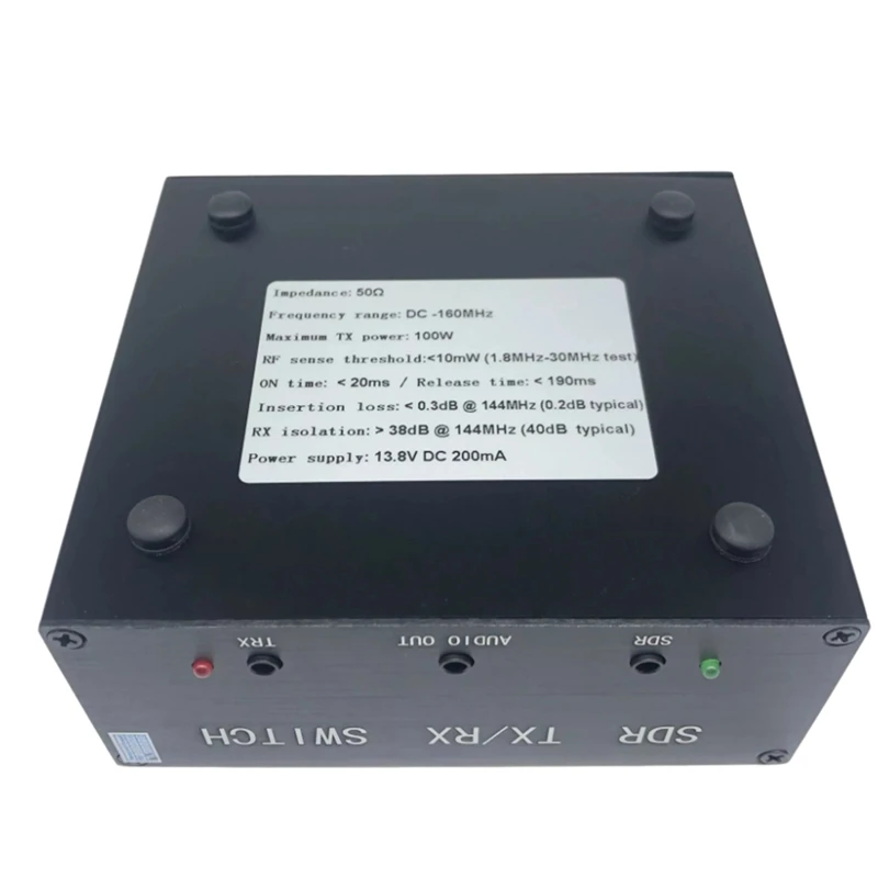 RISE-SDR трансиверный переключатель устройство для обмена антеннами 160 МГц TR Switch Box Plastic